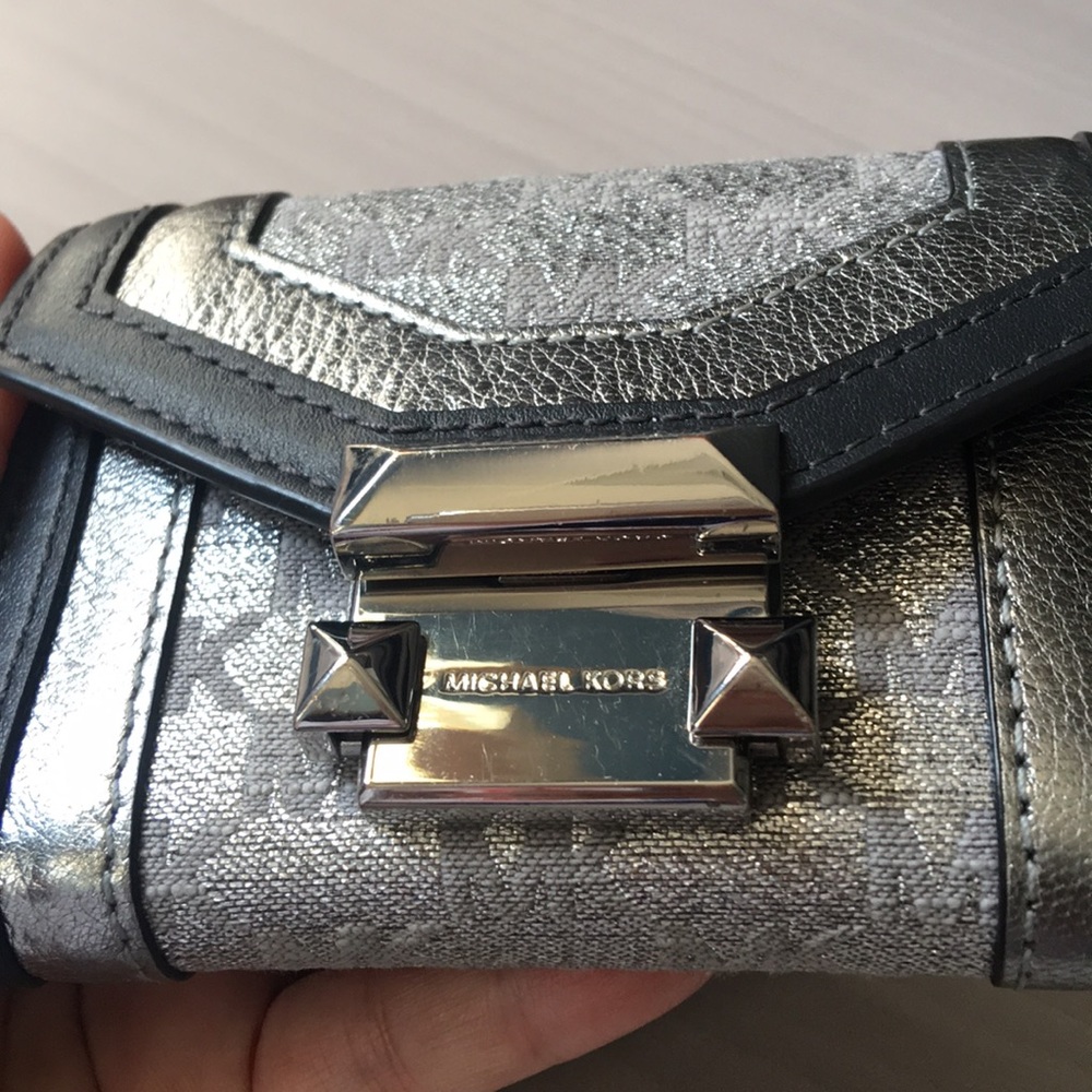 Michael Kors Whitney Small metallic Wallet